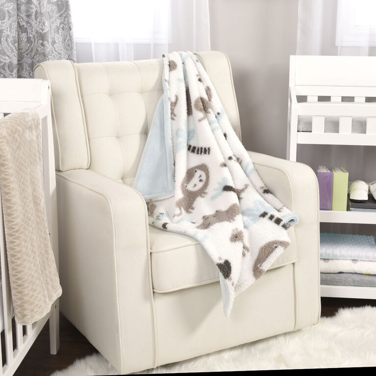 Koala Baby Baby Blanket Blue Printed Jungle Animal Babies R Us Canada