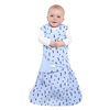 HALO SleepSack Swaddle - Denim Triangle - Cotton - Small