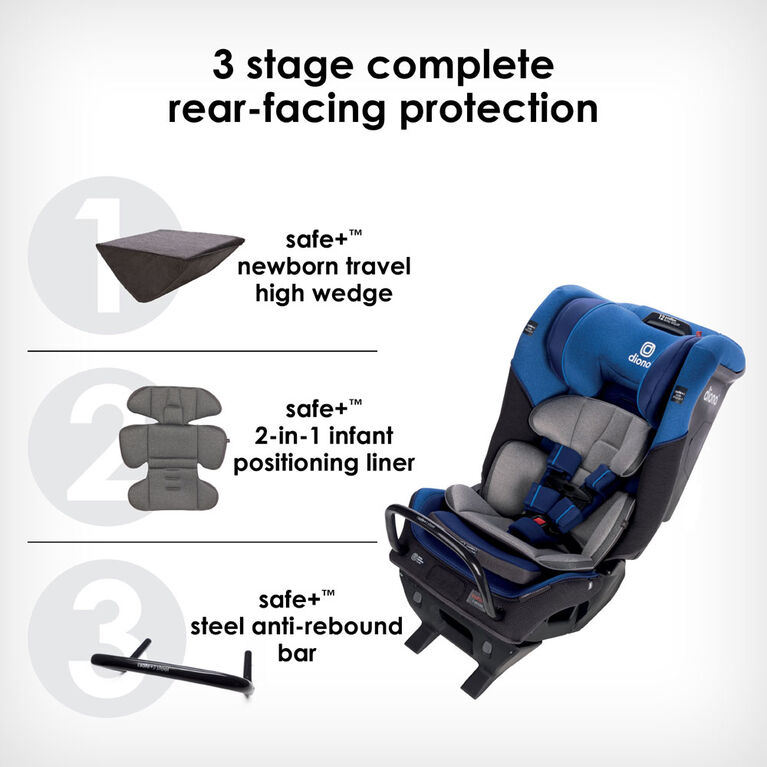 Radian 3Qx Latch All-In-One Convertible Car Seat - Blue Sky