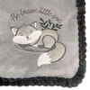 Koala Baby - Ribbed Blanket Fox - Grey