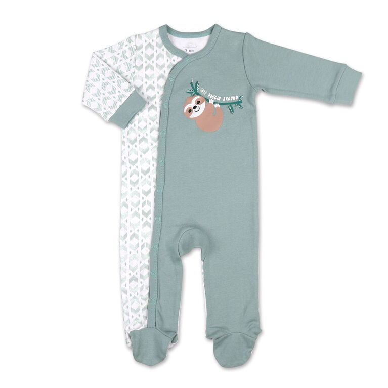 Koala Baby Green Sloth Sleeper, Newborn