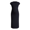 Motherhood Raglan Midi Dress-Black-L