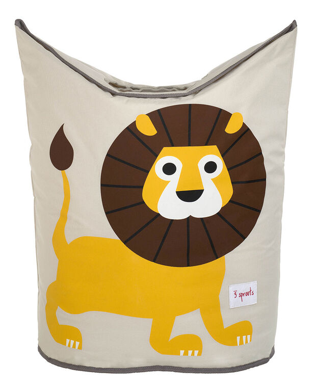 3 Sprouts Laundry Hamper Lion - Yellow