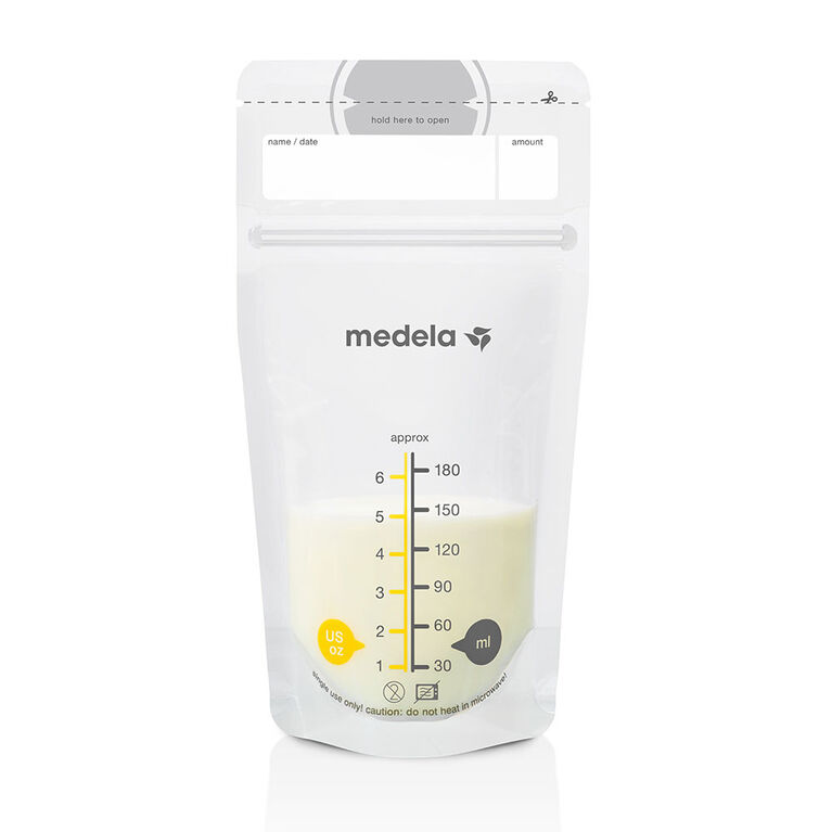 Sacs de conservation pour lait maternel de Medela - boîte de 50.