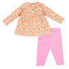 earth by art & eden - Marissa Dress Set 2-Piece Set - Cream Heather Multi, 24 Months