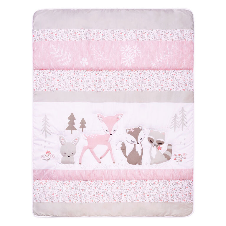 Sammy and Lou Sweet Forest Friends 4 Piece Crib Bedding Set