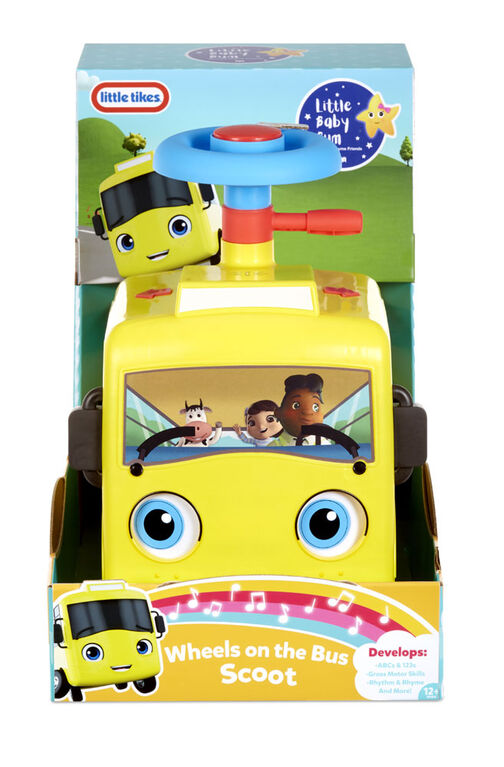 Little Baby Bum Wheels On The Bus Scoot And Push Ride On Official Babies R Us Canada