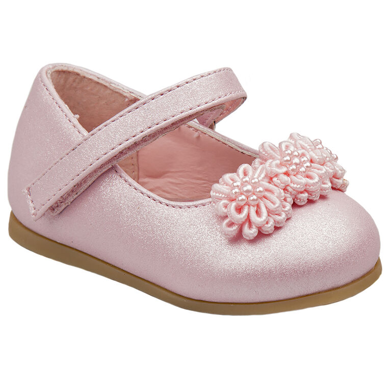 Chaussures habillées roses pour bébé taille 5