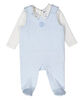 Rock a Bye Baby - Boys 2 Piece Dungaree Set : Star - 3-6 months