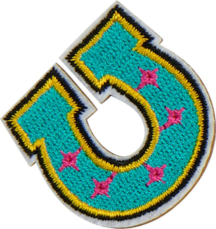 Patches: Icon Pack: Horseshoe Patches and Glitter Heart Turquoise Patches