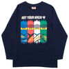 Lego Ninjago Group Long Sleeve Tshirt Navy - 5/6