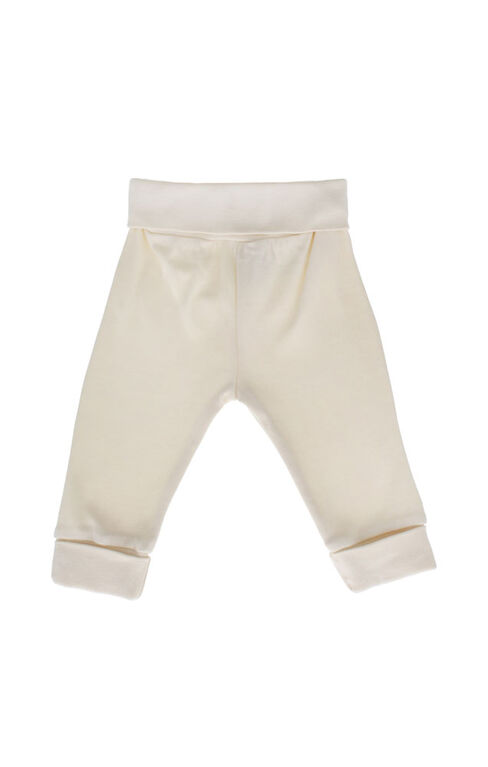 Organic Cotton Pant Eggnog 9-12M