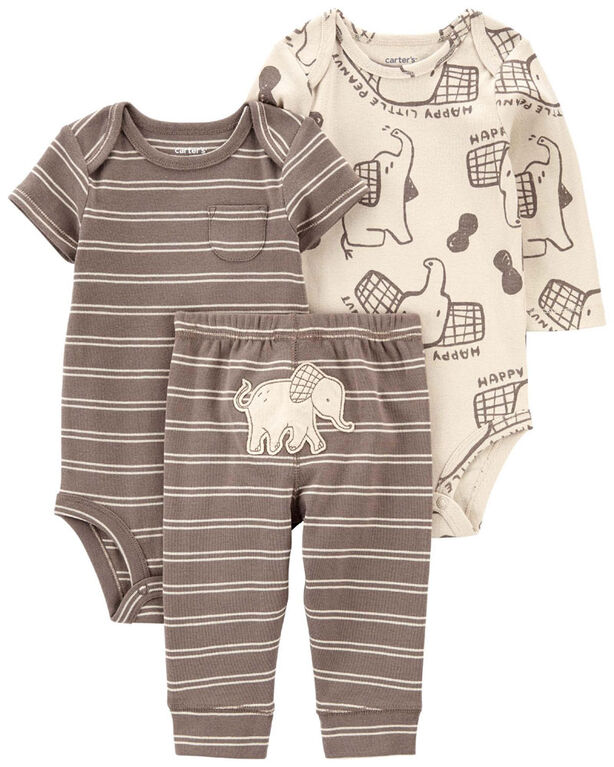 Carter's Three Piece Elephant Little Character Set 9M