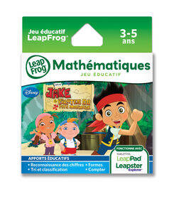 LeapFrog LeapPad Jake et les Pirates du Pays Imaginaire - Mathématiques jeu éducatif - Édition francaise