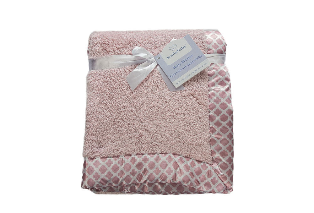 Pink satin blanket clearance