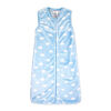 Baby Mode Plush Sleep Sac: Blue Clouds 0-6M