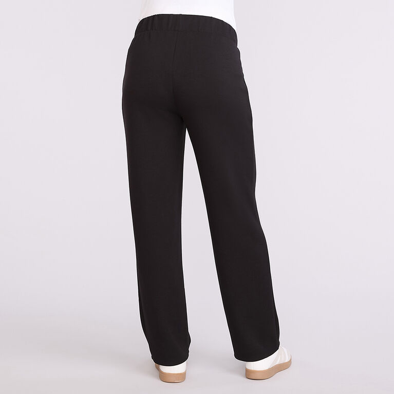 Motherhood - Scuba Wide Leg Pant - Black - S
