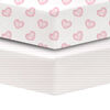 Koala Baby - Percale 2 Pk Nouveaux Coeurs Roses