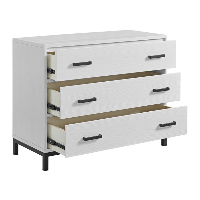 Bayfield 3 Drawer Dresser Rustic White - R Exclusive