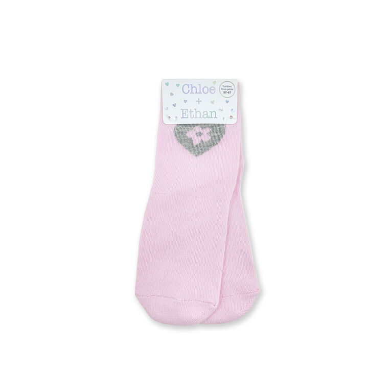 Chloe + Ethan - Baby Socks, Pink Daisy, 0-6M