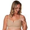 Basics by Bravado Double Layer Maternity and Nursing Bra, Almond