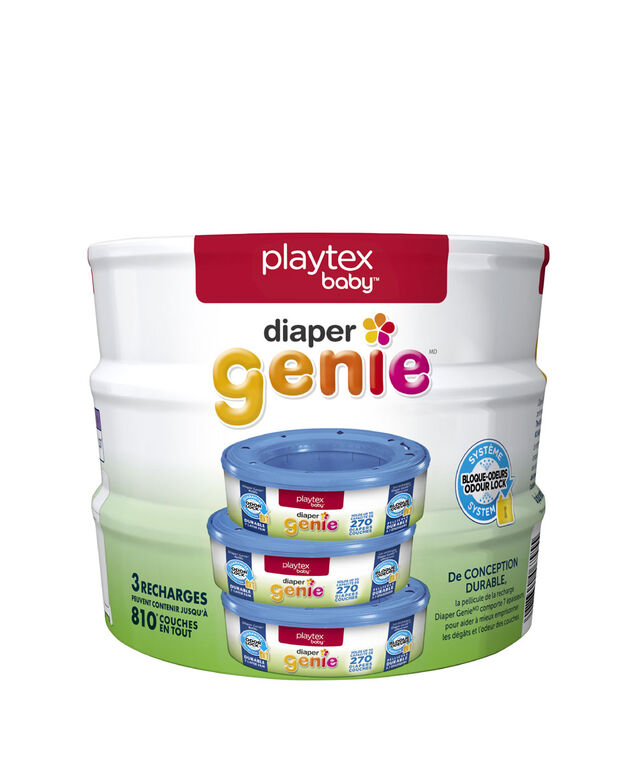 Recharges Diaper Genie de Playtex Baby - Paquet de 3