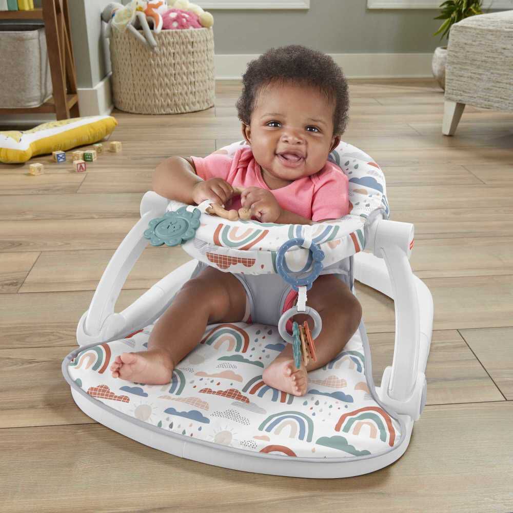 Fisher price sit me up sale pink flowers