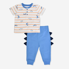 Rococo 2 Piece Top Jogger Set Blue