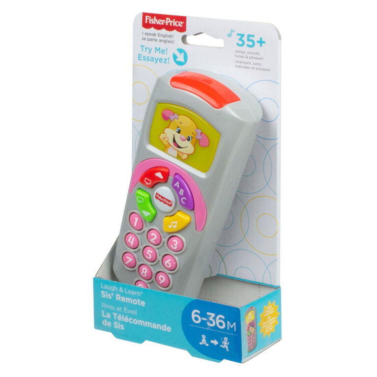 Laugh & Learn Sis' Remote, Pink, Educational Baby Toy