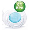 Philips AVENT - BPA Free Translucent Pacifiers, 0-6 Months, 2-Pack, Blue