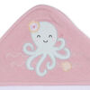 Koala Baby - Pink Octopus Kint Hooded Towel - 3 Pack