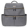 SKIP HOP Flatiron Backpack- Black & White Stripe