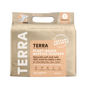 Terra Diapers Size 1 Newborn - 24 Pack