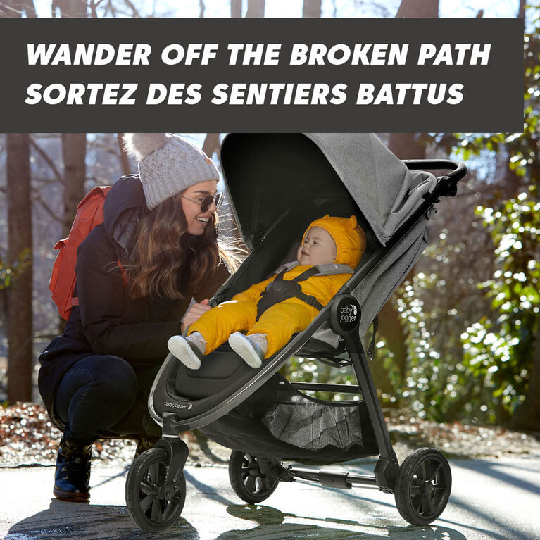 Poussette tout-terrain&nbsp;Baby Jogger City Mini GT2, Gris brochet