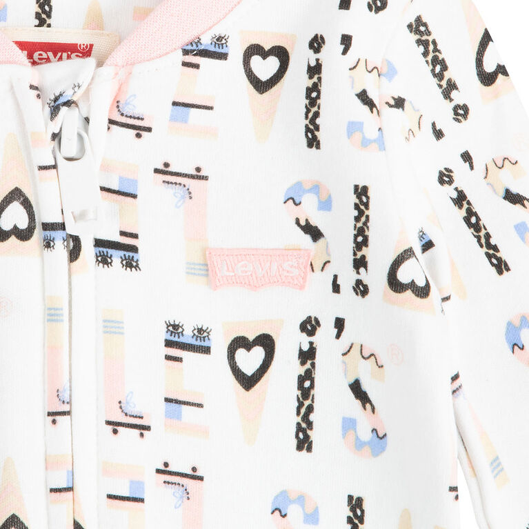 Levis Footed Coverall - Beige - Size 6 Months