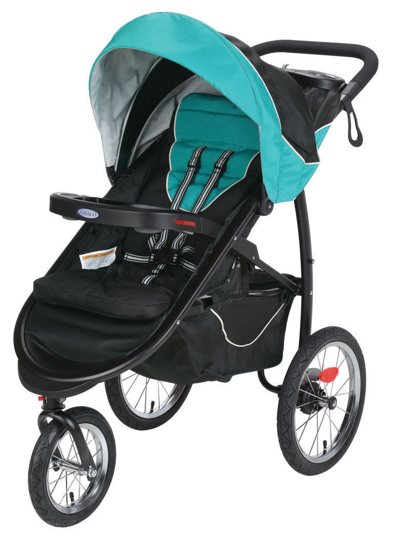 fast action fold jogger click connect travel system