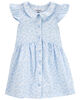 Carter's Floral Button Front Dress 6M