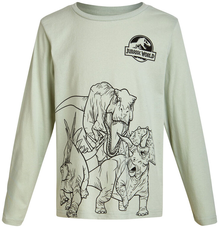Jurassic World - Long Sleeve Tee - Jurassic / Green