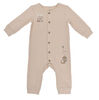 Pooh  Waffle Romper Tan