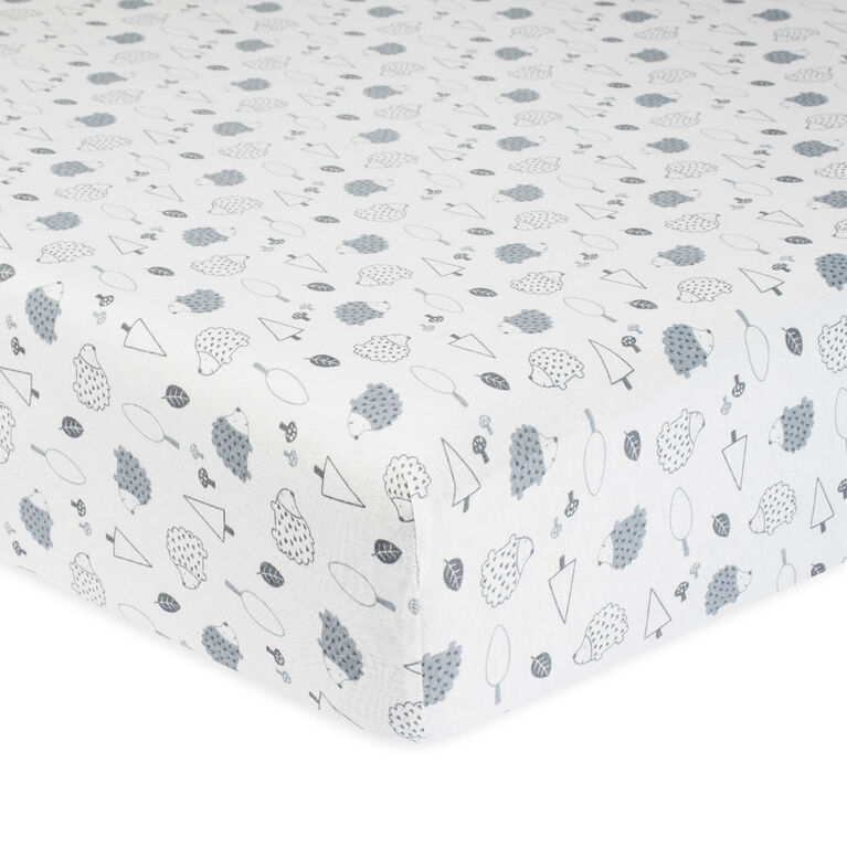 Gerber Organic Fitted Crib Sheet Hedgehog Babies R Us Canada