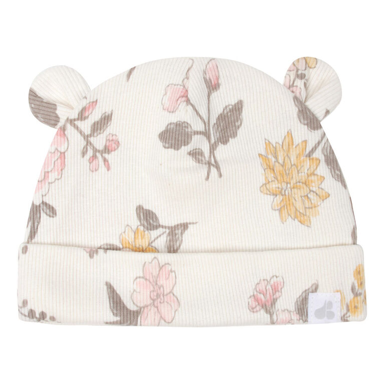 Just Born - Ensemble casquettes et mitaines Vintage Floral - 0-6 mois