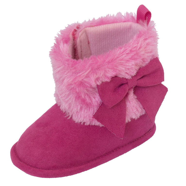 So Dorable Pre Walker G - Suede Boot Bright Pink   9-12M