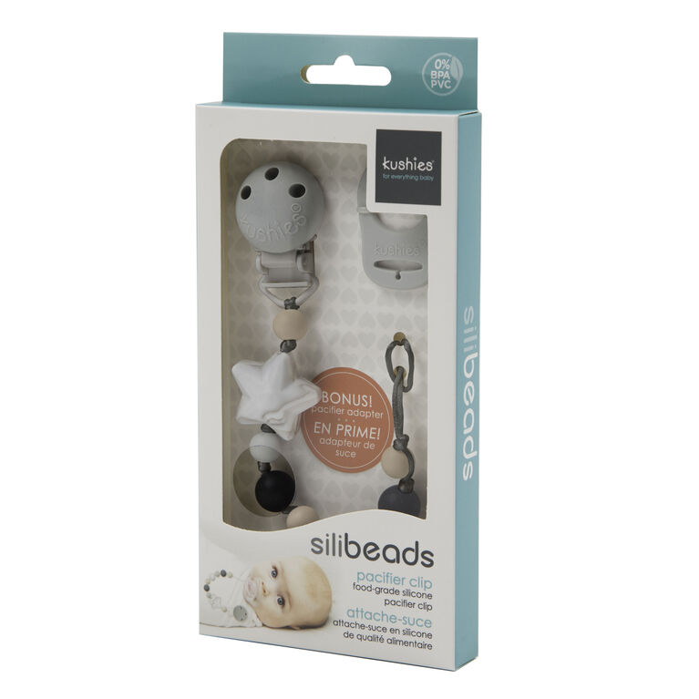 SiliBeads Silicone Pacifier Clips Star Babies R Us Canada