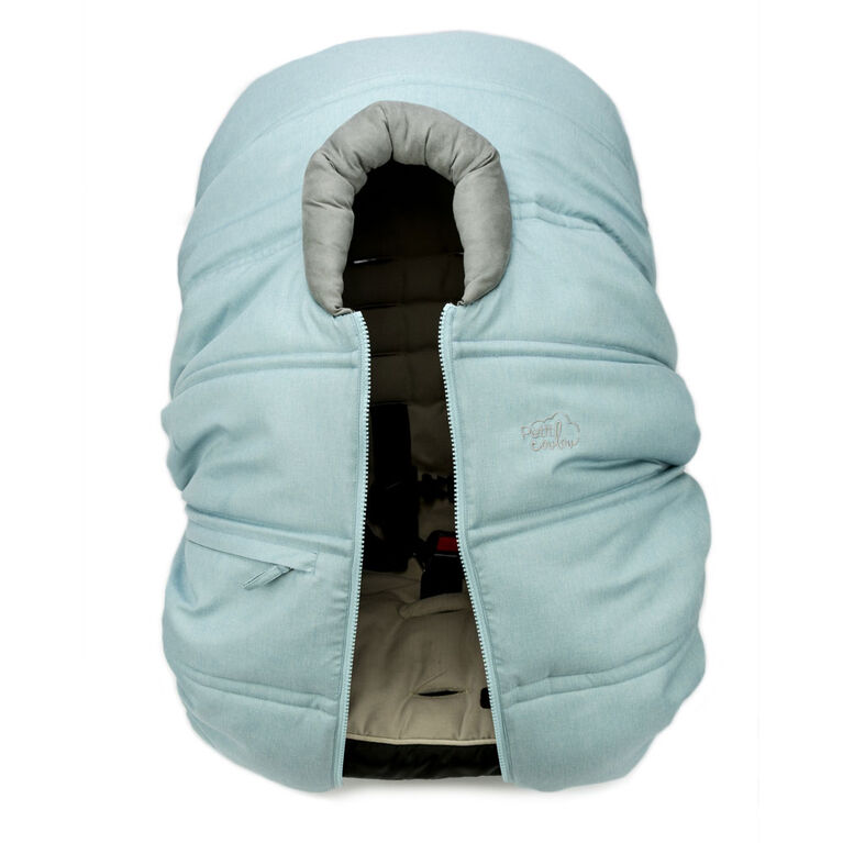 Housse mi-saison siège auto bébé Petit Coulou - Bleu Jeans