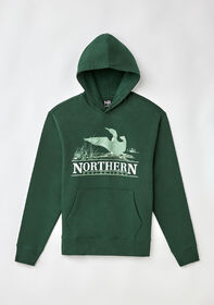 Waving Loon chandail &agrave; capuchon Northern Reflections Adulte Vert