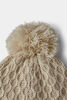 Bonnet Pompom Blanc 6-12M