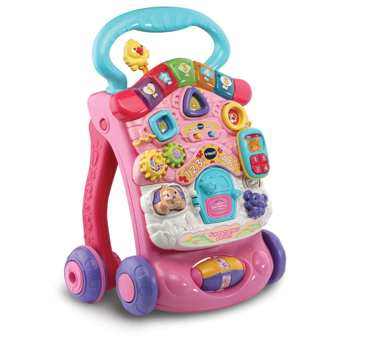 VTech Super trotteur parlant - Rose - Édition française - Notre exclusivité