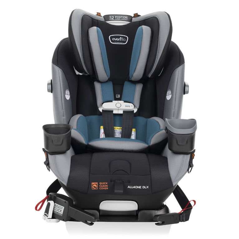 Evenflo All4One DLX 4In1 Convertible Car Seat (Reefs Green) Babies