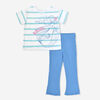 Disney Ariel 2 Piece Top/Pant Set Blue 4-5