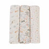 Baby's First by Nemcor 3 Pack Cotton Muslin Receiving Blankets, Floral
